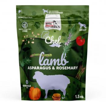 Pienso SYTA MICHA Chef Cordero 1,5 Kg Romero Espárrago