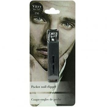 Vitry Pocket Nail Clippers Black - Compact Manicure Tool