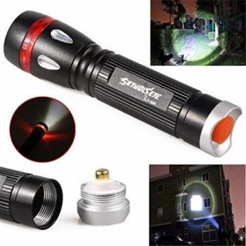 Flashlight,LANDFOX 3000 lúmenes 3 modos del CREE XML T6 LED 18650