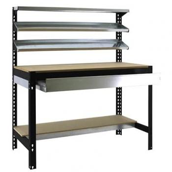 Banco de trabajo SIMONWORK BT1 BOX 900 Antracita/Madera con 1 cajón 91,0 x 61,0 x 144,5 cm