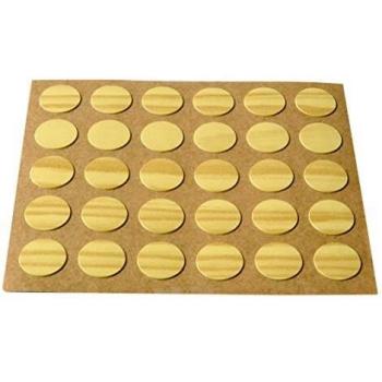 Brinox B77900X Embellecedor Cubre-Tornillos Adhesivo, Madera Pino, Set de 30 Piezas