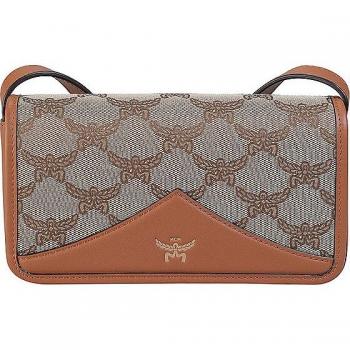 MCM Beige Smartphone Bag with HMMEL Lanyard for Women