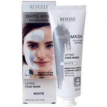 Revuele White Tattoo Mask for the Face Lifting White Tone and Zinc Oxide/smoothes the skin and refines pores
