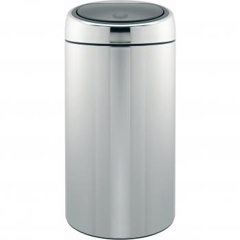 Brabantia Touch Bin - Cubo de Basura, 45 litros, Cubo Interior de plástico extraíble, Acero Brillante
