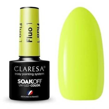 Claresa Esmalte Semipermanente Soak Off UV LED Fluo 01