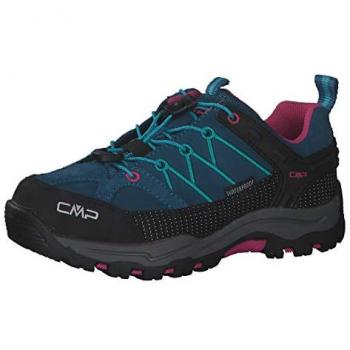 Cmp Zapatillas De Senderismo Rigel Low Wp 3q13244 Azul Niños Talla 28, impermeables, suela antideslizante, diseño ligero y transpirable