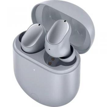 Xiaomi Redmi Buds 3 Pro Auriculares Bluetooth 5.2, Carga inalámbrica, hasta 28 Horas de batería, conexión Dual Device, Sistema ANC de cancelación del Ruido, Glacier Gray