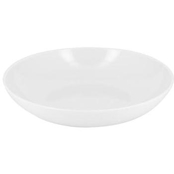 Plato Hondo Durable CPET para Horno Blanco Ø19cm (6 Uds) - Platos de Plástico Reciclables, Resistentes e Irrompibles, Aptos para Microondas y Lavavajillas