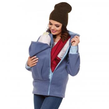 Zeta Ville - Sudadera Capucha portabebé Bolsillo Funcional - para Mujer - 032c