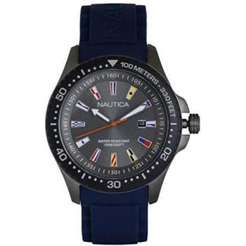Nautica Unisex Adult Quartz Watch with Silicone Strap NAPJBC008