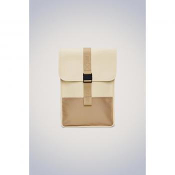 Rains Trail Backpack Mini - Dune, unisex, white, size: ONE SIZE, 42 cm laptop compartment, beige