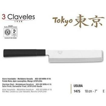 3 Claveles Cuchillo Profesional Gama Tokyo