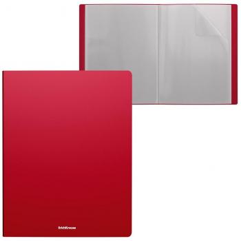 Lote de 4 Carpetas con Fundas Matt Classic - Tamaño A4 - Color Rojo