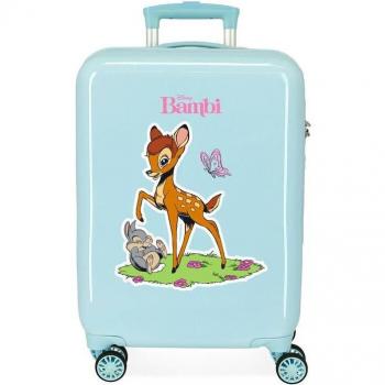 Disney Maleta de Cabina Bambi Turquesa Rígida 38x55x20cm 34L