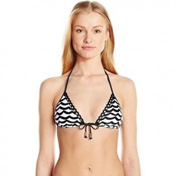 Seafolly Sujetador de Bikini Negro / Blanco ES 36