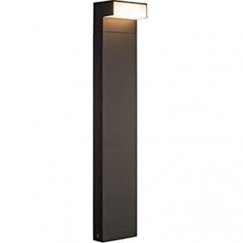 Baliza LED de jardín SLV L-Line Out 80 en antracita mate con tecnología CCT