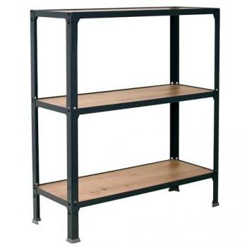 Estantería SimonHome Click Wood Mini 3/300 800 Antra/Roble - 8425437137051 - Simon Rack, Librería Estantería Salón, 900x800x300 mm, 3 Alturas,