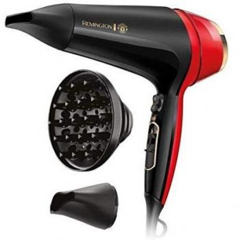 Remington Secador de Pelo Thermacare Edición Manchester United, Iónico, Cabello Sin Encrespamiento, 2200 W, Silencioso, 2 Concentradores, 1 Difusor, 3 Temperaturas, 2 Velocidades, D5755