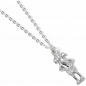 Collar con Colgante Dobby El Elfo Doméstico (bañado en plata)
