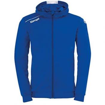 Kempa Sudadera con Cremallera Player, Chaqueta de entrenamiento para fútbol, color azul, talla XL