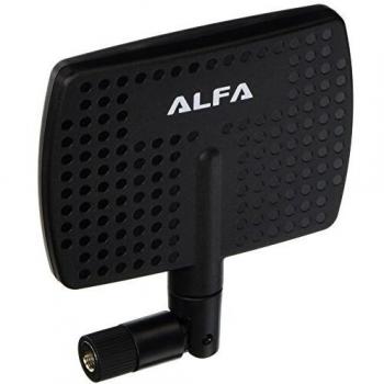Alfa Network Antena de Panel Interior direccional de Alta Ganancia de APA-M04 2.4GHz 7 dBi con Conector RP-SMA
