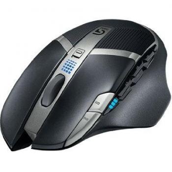 Logitech G602 Laser Gaming Mouse with 11 Programmable Keys and 2500 DPI, Wireless, Right-Hand Design - Black