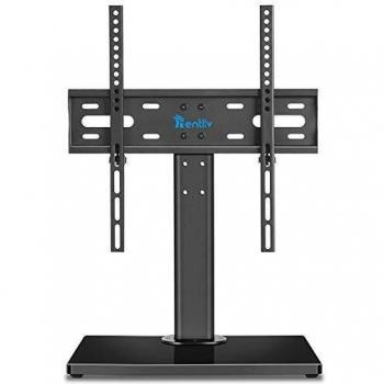 RENTLIV Soporte Genérico de TV Tipo Sobremesa es Adecuado para TV de 32 a 55 Pulgadas con Base de Madera Resistente-Es campatible con hasta VESA 400 x 400 mm y 45 KG.