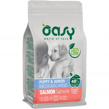 Croquetas Monoproteicas de Salmón para Cachorros Raza Mediana/Grande - 12 kg