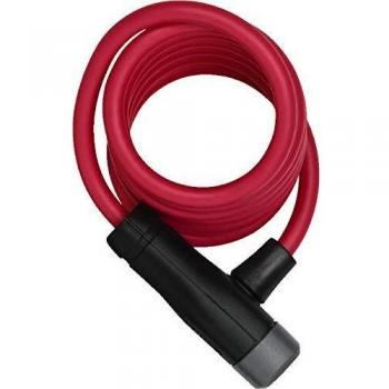 Candado de cable Abus Star 4508K/150 rojo, 150 cm de longitud