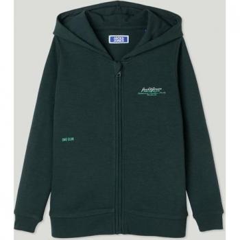 Chaqueta con cremallera Jack & Jones Great B2S Logo para niño en color Bosque Mágico