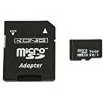 Tarjeta de memoria microSDHC Clase 10 16 GB