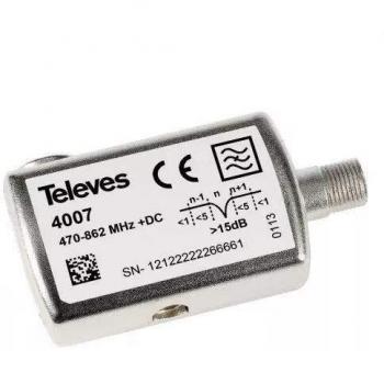 Televes 4007 - Filtro Trampa enchufable f UHF c21-69
