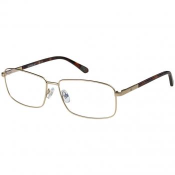 Armazones para Hombre Dorados CAT CTO 3028 001 con lentes recetadas de 62 mm
