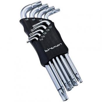 Birzman Unisex's Torx Key Set Tools, Black, Silver, One Size