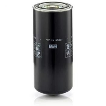 Filtro de aceite hidráulico MANN-FILTER WD 13 145/20 - Fabricado en Alemania, para aplicaciones fuera de carretera