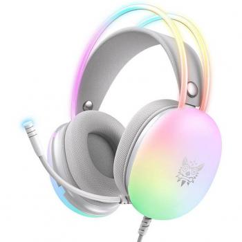 Onikuma X25 RGB Wired Gaming Headset - Multi-Platform with Memory Foam Comfort and Noise-Canceling Microphone