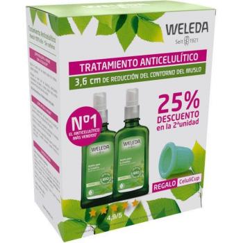 Pack Duplo Weleda de Aceite de Abedul con Regalo Celulicup