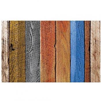 Laroom Alfombra, Vinylic Flooring PVC-Antislip, Multicolor