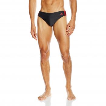 adidas I 3S Tr - Bañador para hombre, color negro / rojo, talla 1