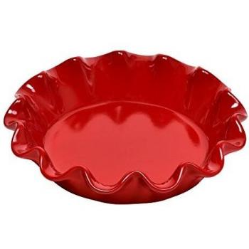 Emile Henry Clafoutis corolle-Grand Cru, Céramique HR, 26,5 x 26,5 x 6 cm