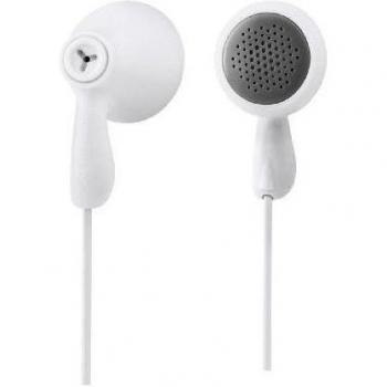 Meliconi E100WT - Auriculares de botón, cable de 1.2 metros