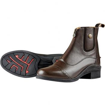 Botines de equitación unisex con cremallera Rapture Dublin - Marrón