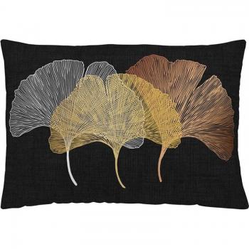 Funda de cojín NATURALS 100% algodón Gingko 50x30 cm fabricado en España