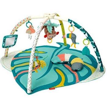 Gimnasio de Actividades 4 en 1 Infantino Deluxe Plegable y Portátil con Arco de Juego Tropical