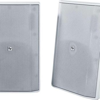 Electro-Voice EVID-S8.2T 8 2-Way 70/100V Commercial Loudspeaker, Pair, White