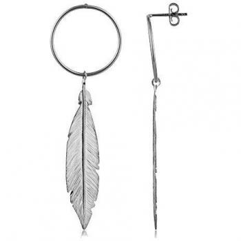 Córdoba Jewels |Pendientes en plata de ley 925 con diseño Circle Indian