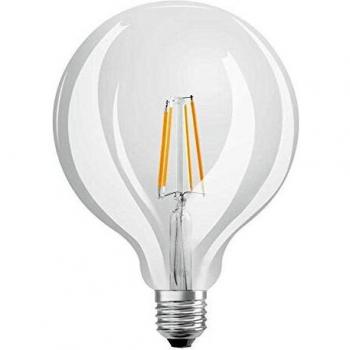 Osram Parathom Retrofit Classic Globe 125 60. Bombilla Led Globo 125mm Cristal Transparente 220-240v 6w 2700k e27. Equivale a 60w.