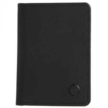 Cartera de Hombre Quiksilver Mack Cardy, Billetera de Viaje Negra