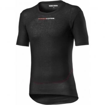 Castelli Prosecco Tech Short Sleeve Base Layer - Black, Size L, Male