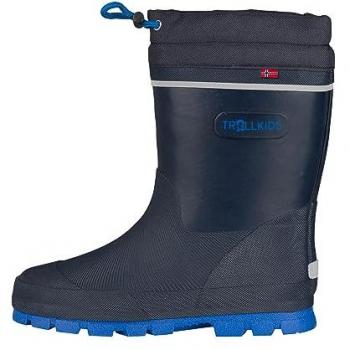 Trollkids Botas de Nieve Isfjord Xt - Botas de nieve impermeables para niños, suela antideslizante, color marine, talla 33 EU